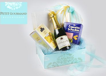 Καλάθι πολυτελείας με γαλλικά προϊόντα delicatessen από το Petit Gourmand με μόλις 21€