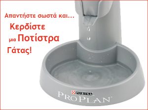 Διαγωνισμός Γάτας PRO PLAN από το Pets.gr