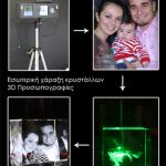 3D απεικόνιση προσώπου σε κρύσταλλο