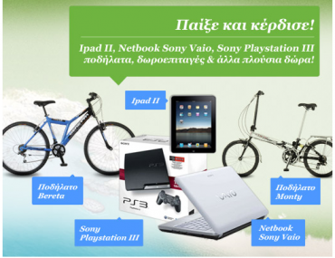 Διαγωνισμός Ecocity από το Φυσικό Μεταλλικό Νερό ΑΥΡΑ