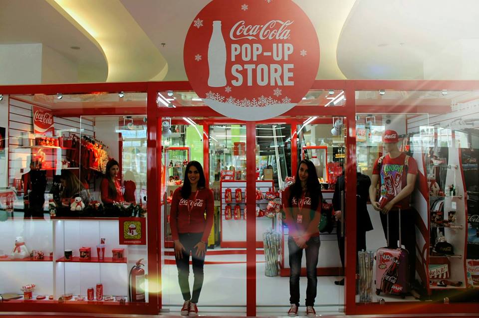Διαγωνισμός Coca-Cola με δωροεπιταγές για το Pop-Up Store
