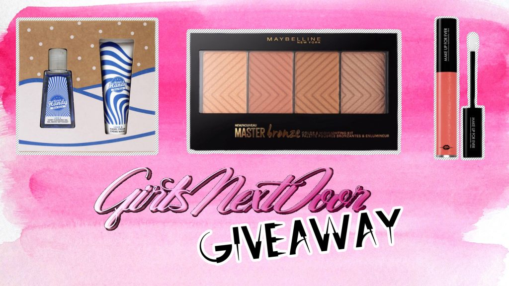 Διαγωνισμός GirlsNextDoor με δώρο Καλλυντικά Maybelline, Make Up Forever, Merci Handy