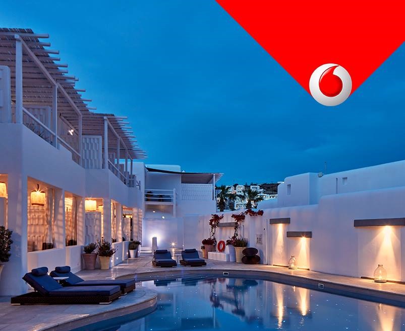 Διαγωνισμός Vodafone Greece με δώρο διαμονή στο Mykonos Ammos Hotel 5*