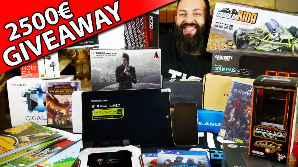 Διαγωνισμός Techitserious με 32 Τεχνολογικά/gaming Δώρα αξίας 2500€