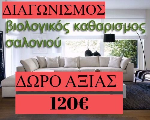 Διαγωνισμός Pest Protection με δώρο βιολογικό καθαρισμό σαλονιού
