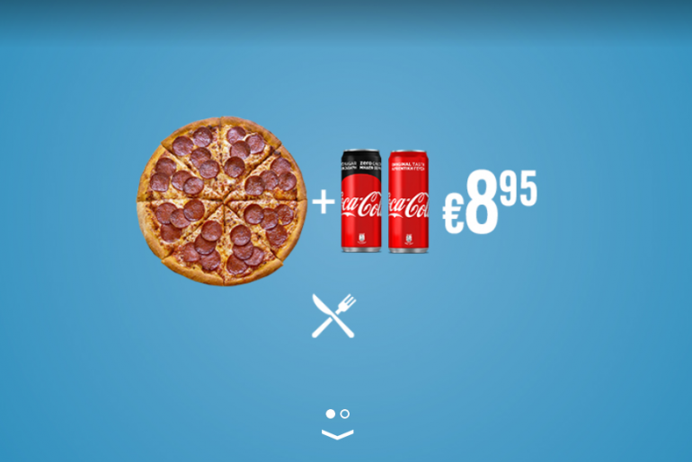 Dominos Coca Cola