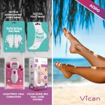 Η Vican σας κάνει ΔΩΡΟ ένα πλήρες Σετ Περιποίησης Κάτω Άκρων, για να γίνει η περιποίησή τους διασκέδαση!