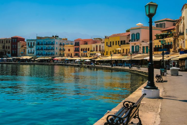 Chania On Island Of Crete