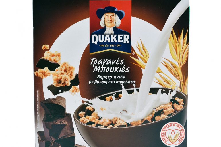 Mpoukies Dimitriakon Crunchy 375gr Me Vromi Sokolata Quaker Traganes Mpoukies