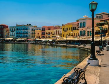 Chania On Island Of Crete