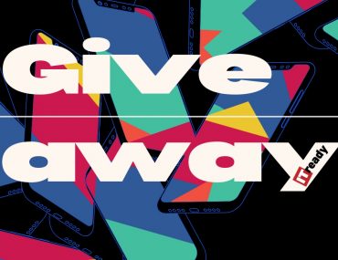 Animated Rainbow Shape Phone Giveaway Instagram Post