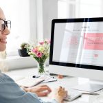 Woman Using Computer