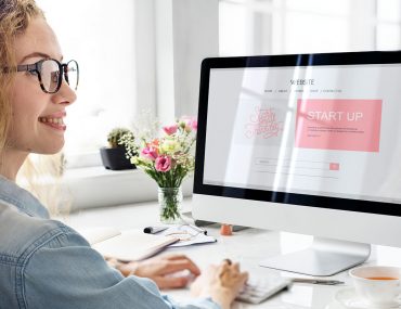 Woman Using Computer