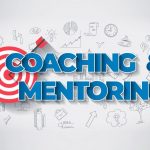 Coaching And Mentoring Creative Business Concept. Web Design Template.